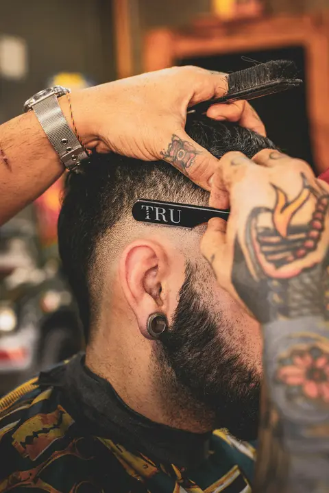 Barbershop interior